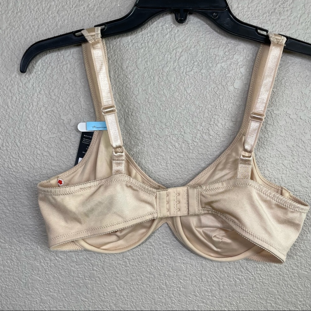 Bali Lift Live It Up Underwire Bra Smoothing Stitch Free Silky Size 38C Tan - Picture 5 of 7